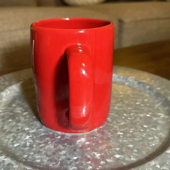 Rae Dunn Happy Wife Red Coffee/Tea Drinking Mug/Cup Collectible - Picture 3 of 7